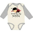 thumbnail image 3 of Inktastic Loved by My Nonna Grandchild Boys or Girls Long Sleeve Baby Bodysuit, 3 of 5