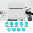 thumbnail image 4 of Label printer,57mm Compatible With Thermal Printer Portable Pocket Thermal Printer Roll 57mm Compatible Maker 203dpi Support Paper Roll 57mm Ios 1 Paper Roll With 1 Paper Buzhi Portable Printer Adben, 4 of 6