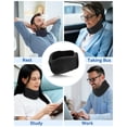 thumbnail image 7 of Goldeer Neck Brace for Sleeping - Cervical Collar Relief Neck Pain and Neck Support Soft Foam Wraps Keep Vertebrae Stable for Relief of Cervical Spine Pressure for Women & Men Black, 7 of 7