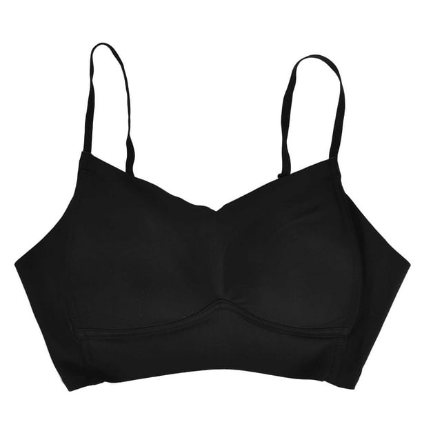 Sujetador Deportivo, Sujetador De Yoga Correr Hermosa Espalda Recolectada Estilo Chaleco Ropa Interior Deportiva Dormir Ropa Interior Delgada Para Mujer Para Jugar Baloncesto Para ANGGREK Negro XL=38