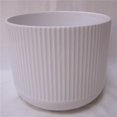 thumbnail image 1 of White Ribbed Planter, 1 of 1