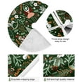 thumbnail image 3 of JOOCAR Christmas Tree Skirt Nutcrackers Soldier Ballet Swan Flower Tree Base Cover Mat Party Living Room Tree Stand Mat Holiday Decor Seasonal New Year Gift 36", 3 of 5