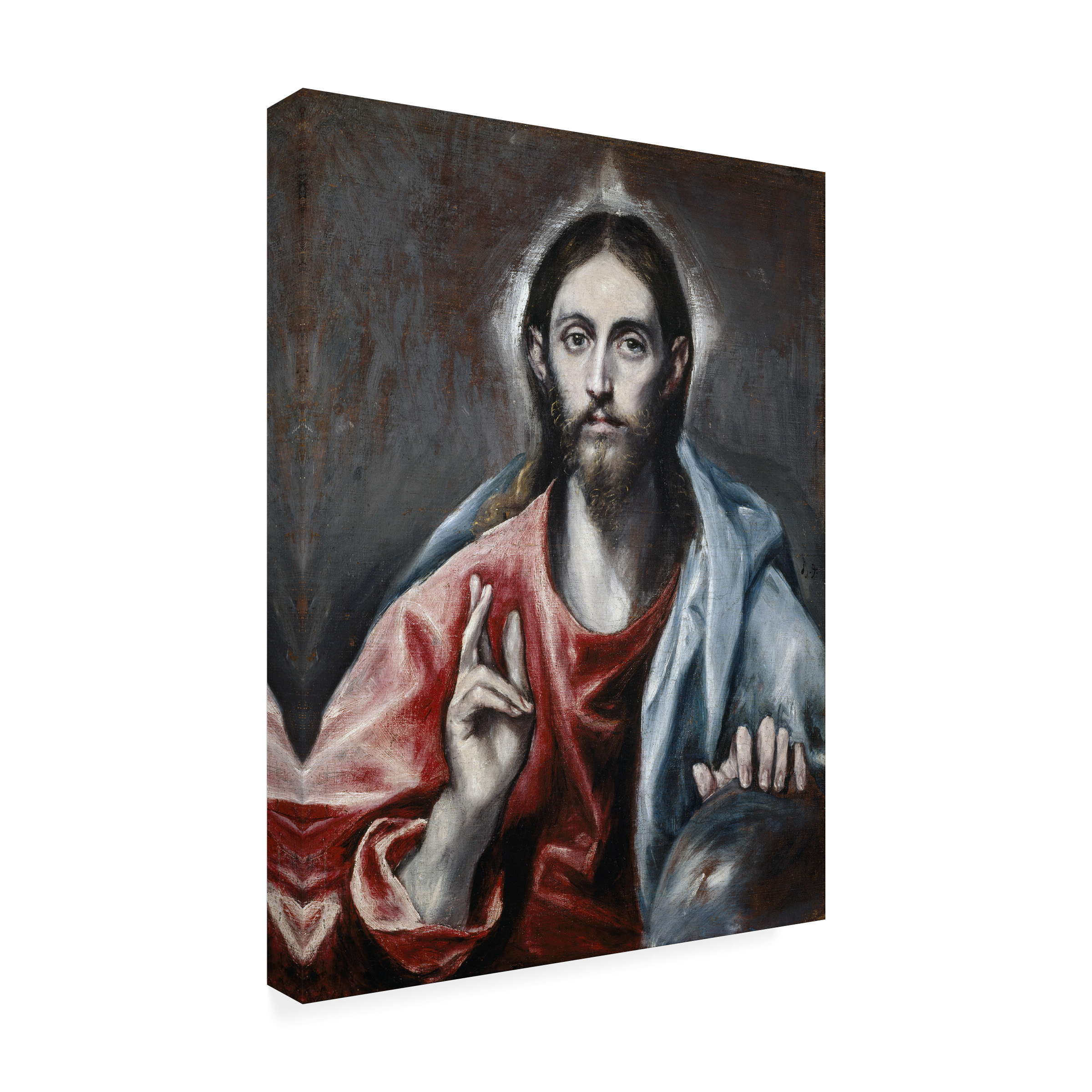 El Greco 'The Saviour Of The World' Canvas Art