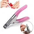 thumbnail image 2 of Fingernail Clipper Fake Nail Cutter Professional Nail Clippers Straight Edge Acrylic Nail Clipper Tips Manicure Cutter Guillotine Cut False Nails, 2 of 5