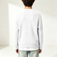 thumbnail image 4 of Abcomgle Boys Long Sleeve Shirts 10-12 Henley Fall Tshirts for Boys Waffle Basic Boys Tops Waffle Fake Two Piece Boys Tee Tops, 4 of 4