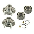 thumbnail image 4 of jiaping 2Pcs Front Wheel Hub Bearing Kits Replacement with Retaining Clips Nuts Assembly, 4 of 8
