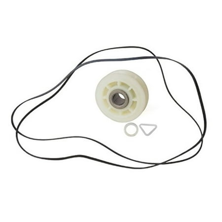 Belt Pulley - (EXP640) 279640 - 40111201 Whirlpool, Maytag Dryer Idler Pulley & Belt (Replaces 40111201 661570V 661570 279640 W10468057 697692 3388672 AP3094197 PS334244 )