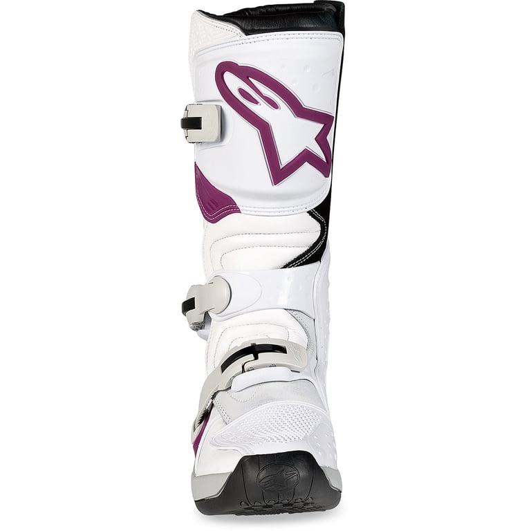 Alpinestars Stella Tech 3 Womens MX Boots White/Violet - Walmart.com