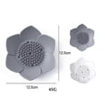 thumbnail image 3 of Lotus Shape Silicone Soap Shelf Waterproof Non-slip Soap Dish For Laundry Room Tub Balcony, 3 of 3