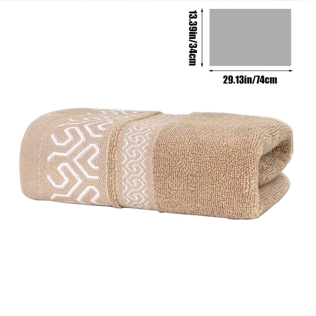 Towel Thickened Soft Absorbent Plain Color Household Wash Face Gift Towel