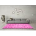 thumbnail image 3 of Ahgly Company Indoor Rectangle Abstract Pink Modern Area Rugs, 7' x 10', 3 of 4