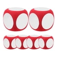 thumbnail image 1 of 6 uds Diy juego de dados juego grande dados de espuma dados de espuma grabables dados de espuma en blanco dados de rompecabezas, 1 of 7