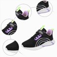 thumbnail image 4 of yboeqw Girls Mid Large Size Mesh Breathable Running Shoes Childrens Lightweight School Sports Sneakers Size 3, 4 of 6