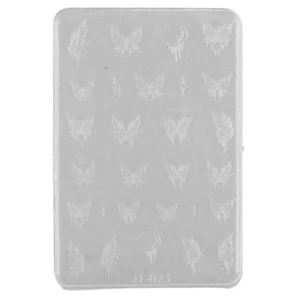 Molde 3D de silicona para decoración de uñas, molde para manualidades de decoración de uñas DIY