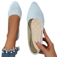 thumbnail image 4 of Womens Ballet Flats Pointed Toe Shallow Mouth Comfortable Flat Shoes Spring Summer Casual Work Dress Shoes, 4 of 6