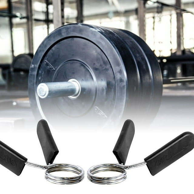 Xingzhi 2 Pcs Pinces à Ressort pour Barre de Musculation Entraînement Physique Pince à Ressort pour Barre de Musculation Libération Rapide Clips de Verrouillage de Poids, 25mm
