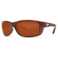thumbnail image 3 of Costa Del Mar Zane Tortoise Rectangular Sunglasses, 3 of 6
