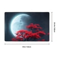 thumbnail image 2 of Shaggy Area Rug, Red Tree Moon Night Sky Rugs for Living Room Bedroom Non Slip Door Mat Indoor Carpet Machine Washable Nursery Home Decor Floor Mats for Entryway 60x39in, 2 of 5