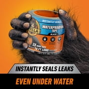 Gorilla Waterproof Patch & Seal Tape Black 4 x 10' Roll