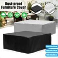 thumbnail image 3 of Housse Carrée Imperméable Noir/argent pour Spa Extérieur, 3 of 5