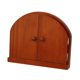 thumbnail image 3 of Cubierta de salida de puerta de madera, decoración de pared, decoración del hogar, a prueba de polvo, cubierta hecha de Rojo marrón, 3 of 8