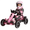 Pink, variant on 12V Electric Pedal Go Kart Car for Kids, Folder Ride on Toys Car with Adjustable Seat, Kids' Electric Vehicles with Music / Flashing Light for Boys Girls Age 3-8 Years Old, Red