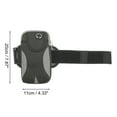 thumbnail image 2 of Unique Bargains 1 Pc Double Layer Phone Holder Arm Bands for Hiking Gym Neoprene Blue Gray, 2 of 4