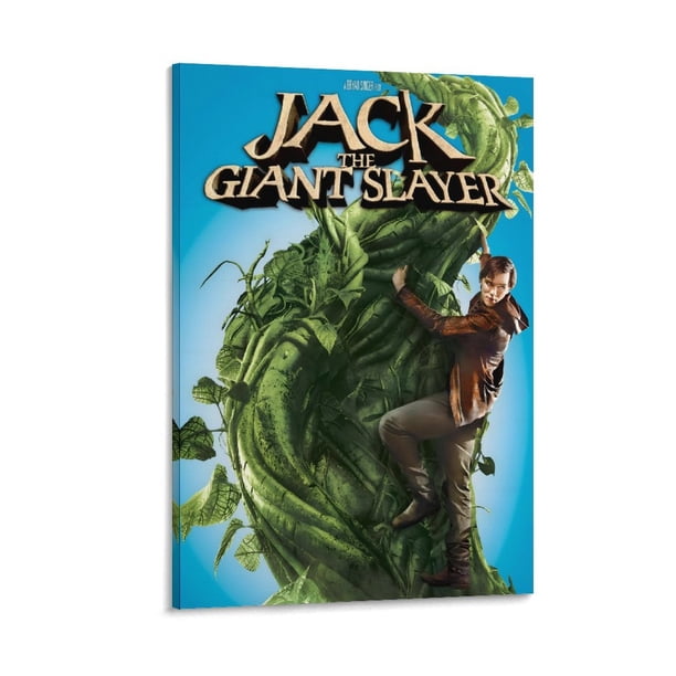 Jack el cazagigantes Cuadro decorativo colgante - Arte de pared - Póster enmarcado - Decoración de pared - Regalos para familia, amigos y aficionados 20*30 cm