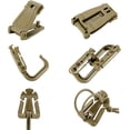 thumbnail image 4 of Kit of 30 Attachments Tactical Backpack Vest Belt,D-Ring Grimloc Locking Gear Clip, Web Dominator Elastic Strings, Strap Management Tool Buckle（Coyote Tan）, 4 of 6