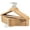 Natural, variant on Edergoo Wooden Suit Hangers 20 Pack, Natural Solid Wood Coat Hanger with Smooth Finish, Non-Slip Pant Bar & 360° Swivel Hook