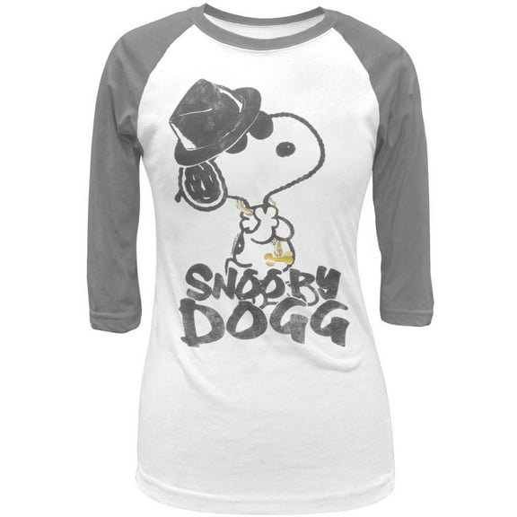 Peanuts - S-N-Double O-P-Y Juniors Raglan - Large