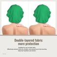 thumbnail image 2 of Naloa Forestgreen Adjustable Hair Bonnet for Sleeping, Hair Wrap Sleep Cap Turban for Women Men, Curly Straight Hair Long Large Braid Unisex, 2 of 6