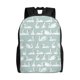thumbnail image 1 of Disketp White Swan Mochila Unisex de Apertura Lateral Completa, Mochila para Laptop para Escuela, Trabajo y Viajes, 1 of 8