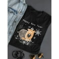 thumbnail image 3 of Happy New Year Cute Relaxed Dog T-Shirt Women -Image by Shutterstock, Female XX-Large, 3 of 4