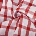 thumbnail image 6 of Raeneomay Long Sleeve Shirts for Women Button Down Lattice Print Summer Linen Shirt With Round Neck Shirts, 6 of 6