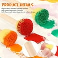 thumbnail image 4 of CCOCC 100 Pcs Round Sponge Foam Brush Paint Sponge Brush Small Sponge Paint Brush Wooden Handle Brush Sponge Painting Tools for Kids DIY Painting Crafts (0.6 Inch), 4 of 7