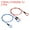 Blue,Red, variant on Uxcell 2.5mmx2m/6.56ft Coated Security Steel Cable Luggage Lock Wire Rope Double Loop Transparent,Black 2 Pack