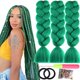 thumbnail image 1 of LILYKA SHOW 3 paquetes de extensiones de cabello trenzado de 24 pulgadas para mujeres Kanekalon cabello trenzado Ombre Jumbo trenzado extensiones de cabello sintético de alta temperatura para trenzas, 1 of 5