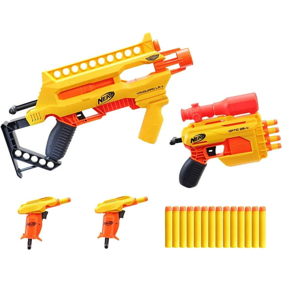 Hasbro Nerf Alpha Strike 4 Blaster Infantry Pack, Ages 8 and Up, 20 Darts
