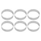 thumbnail image 3 of 10Pack 8cm Stainless Steel Tart Rings Circular Tart Rings Perforation Cake Ring Mold Mousse Mold Kitchen Baking Mould, 3 of 5