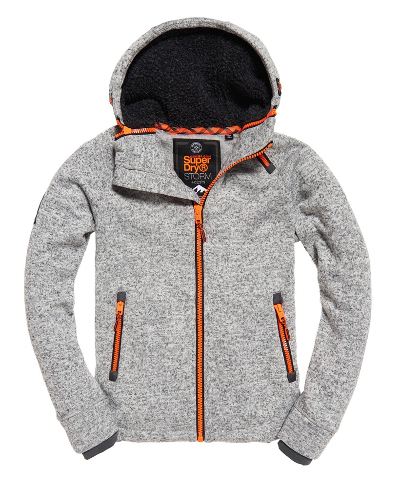 superdry mountain storm double zip hood