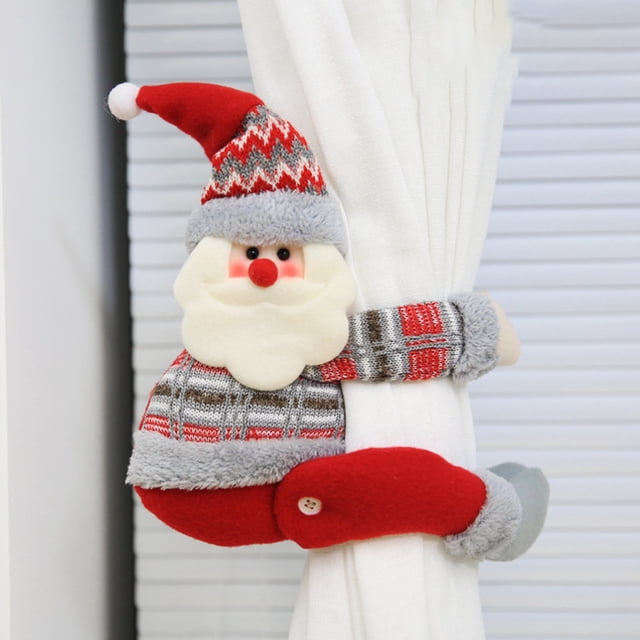 Décorations de Noël - Pendentif pour Vitrine, Attache-Rideau, Pince, Boucle de Rideau