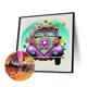 thumbnail image 2 of Cuadros Decorativos 5D bricolaje ronda completa taladro diamante pintura flor coche Kit decoración del hogar (B6255) Wdftyju de costura negro 4 estilos, 2 of 9