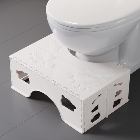 Star Haven Foldable Squatting Potty for Travel, 7" Toilet Stool Squat Adult, Poop Step