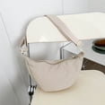 thumbnail image 3 of Bolso de bola de masa para mujer, bolso de hombro de tendencia otoñal, bolso de mensajero deportivo de tela de nailon de moda simple, 3 of 6