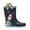 Rocket, variant on Toddler Rubber Rain Boots Kids Waterproof Boots for Boys, Dinosaur, Toddler Size 10