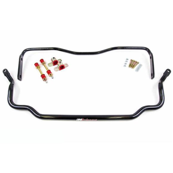 Umi Performance UMI403534-B 1964-1972 GM A-Body Solid Front & Rear Sway Bar Kit - Black