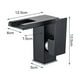 thumbnail image 3 of Grifo monomando para lavabo de baño con caño tipo cascada LED y manguera de suministro. Negro, 3 of 9