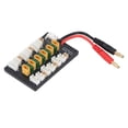 thumbnail image 1 of Tablero Del Cargador Del Equilibrio De La Batería, Tablero De Carga Paralelo De La Batería ABS Amplia Compatibilidad Cables 18AWG Carga Paralela Eficiente Para El Coche RC, 1 of 7