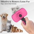thumbnail image 6 of Self Cleaning Shedding Brush - Skin Friendly Grooming Tool for Dogs, Cats, and Puppies, Deshedding and Hair Removal for Long and Short Haired Pets, 6 of 7
